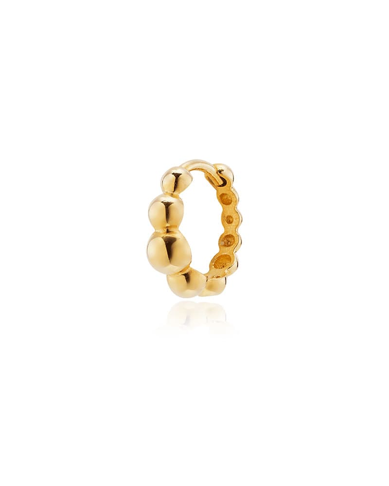 14K/18K Bowling One-Touch Earrings 1 Piece
