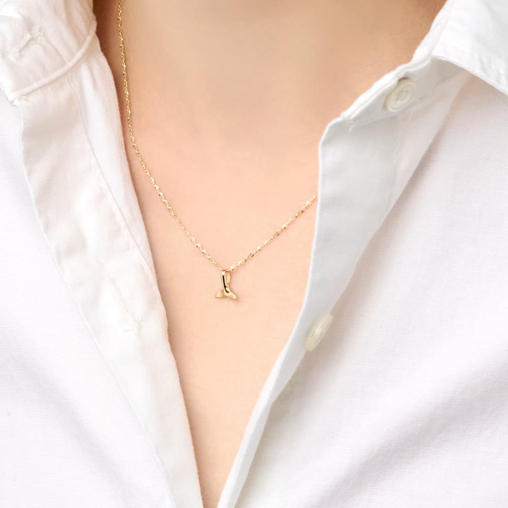 14k 18k 쁘띠고래 펜던트 alternate