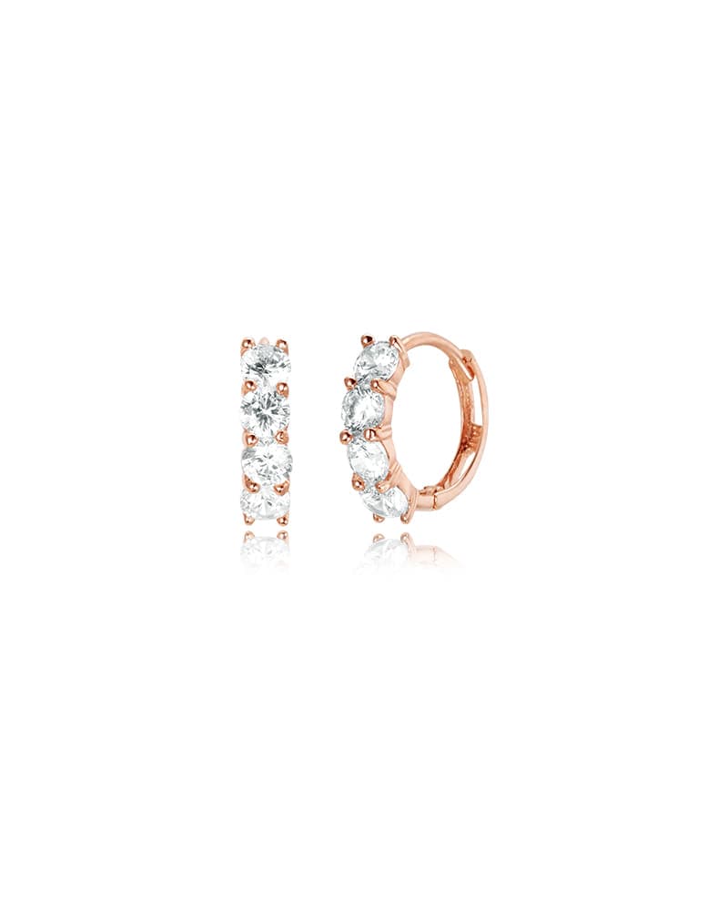 14k 18k Simple Hoop Earrings