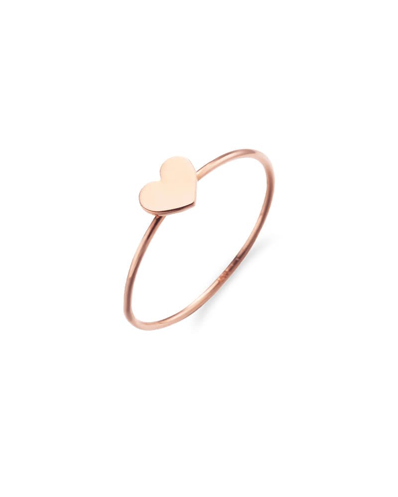 14k 18k Semi-Heart Ring