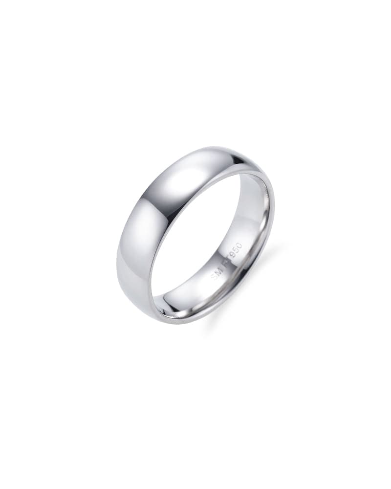 Pt950 Signature Round Platinum Ring - 5 Sizes thumbnail