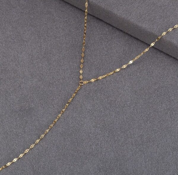 14K Y Long Chain Necklace - Image 3