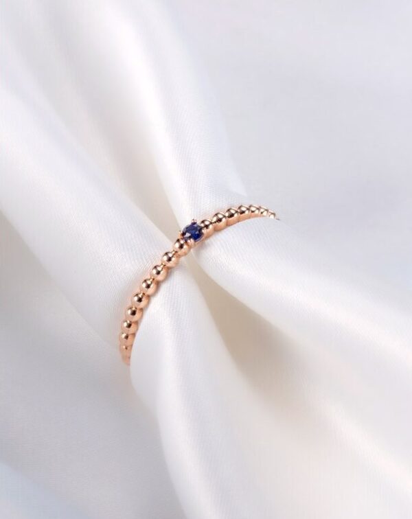 14K Blue Pome Ring - Image 3